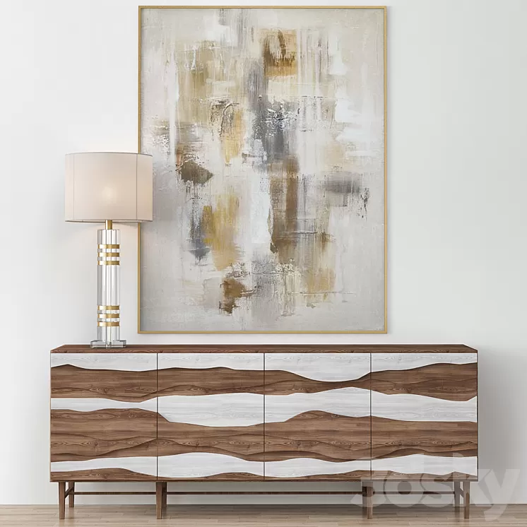 Sutton Place Sideboard – John Richard 3D Model Sutton Place Sideboard – John Richard 3D Model