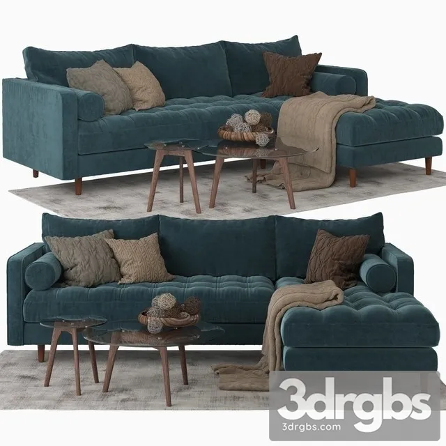Sven Sectional Sofa 3D Model Download Sven Sectional Sofa 3D Model Download