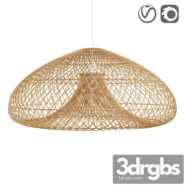 Svetilnik Iz Rotanga Titou 3D Model Download