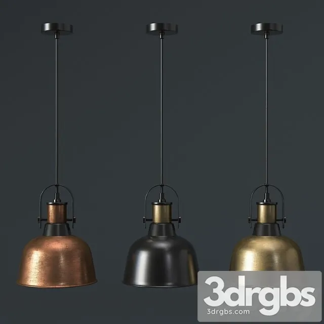 Svetilnik Loft Globo Kutum 1 3D Model Download