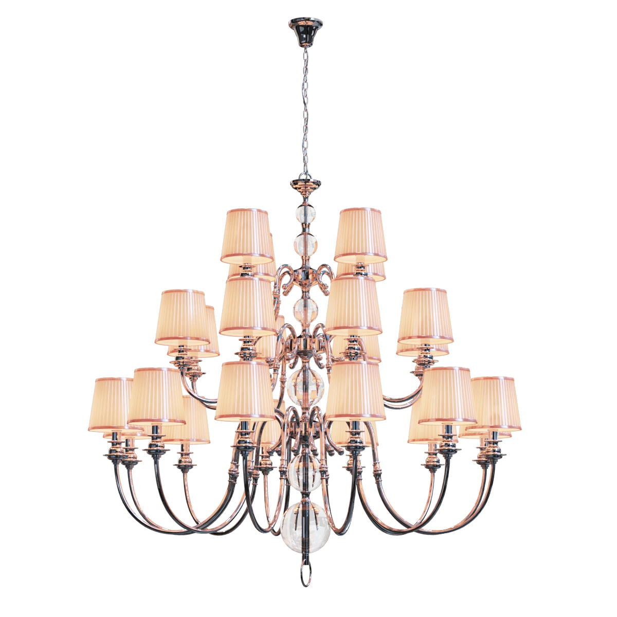 Svetilnikoff – Chandelier Newport 31010+12c 3D Model