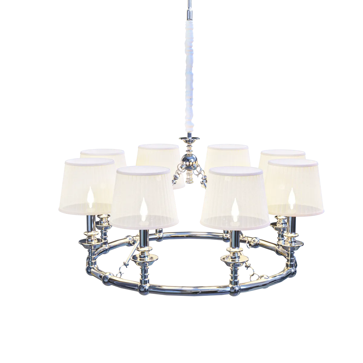 Svetilnikoff – Chandelier Newport 3108 + 1/C 3D Model