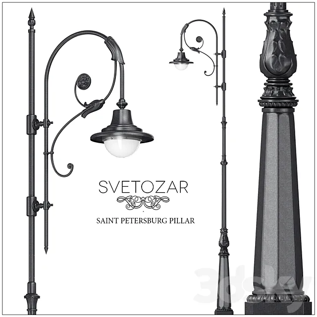Svetozar Pillar “Saint petersburg” 3DModel