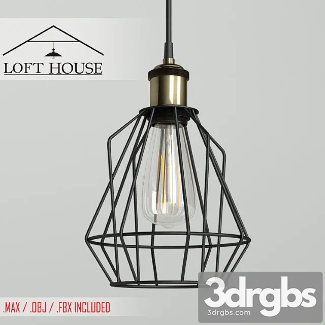 Svietil Nik Podviesnoi Loft House P 61 3D Model Download