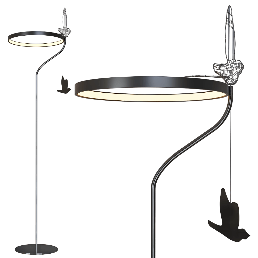 SVITANOK – Floor lamp Flight shadows 3D Model SVITANOK – Floor lamp Flight shadows 3D Model