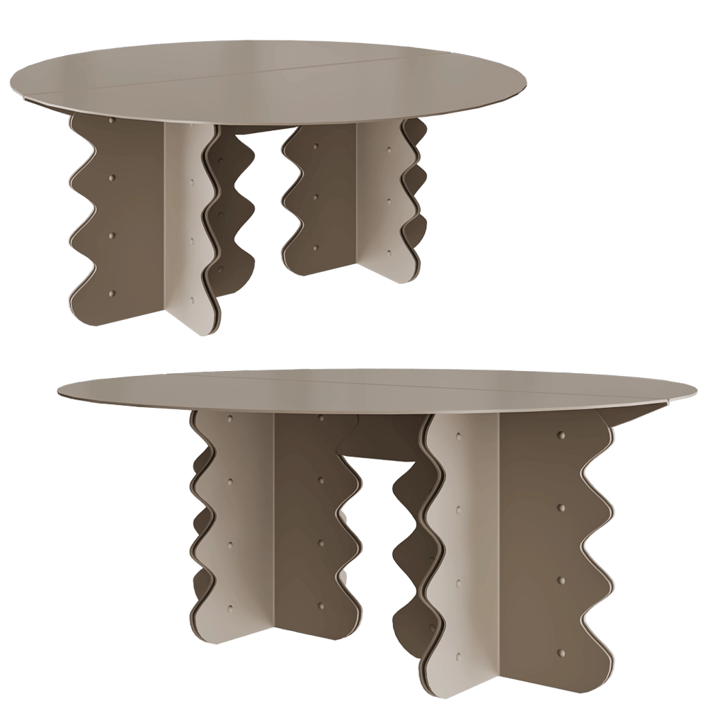 SVITANOK – Table Hvylya large 3D Model SVITANOK – Table Hvylya large 3D Model