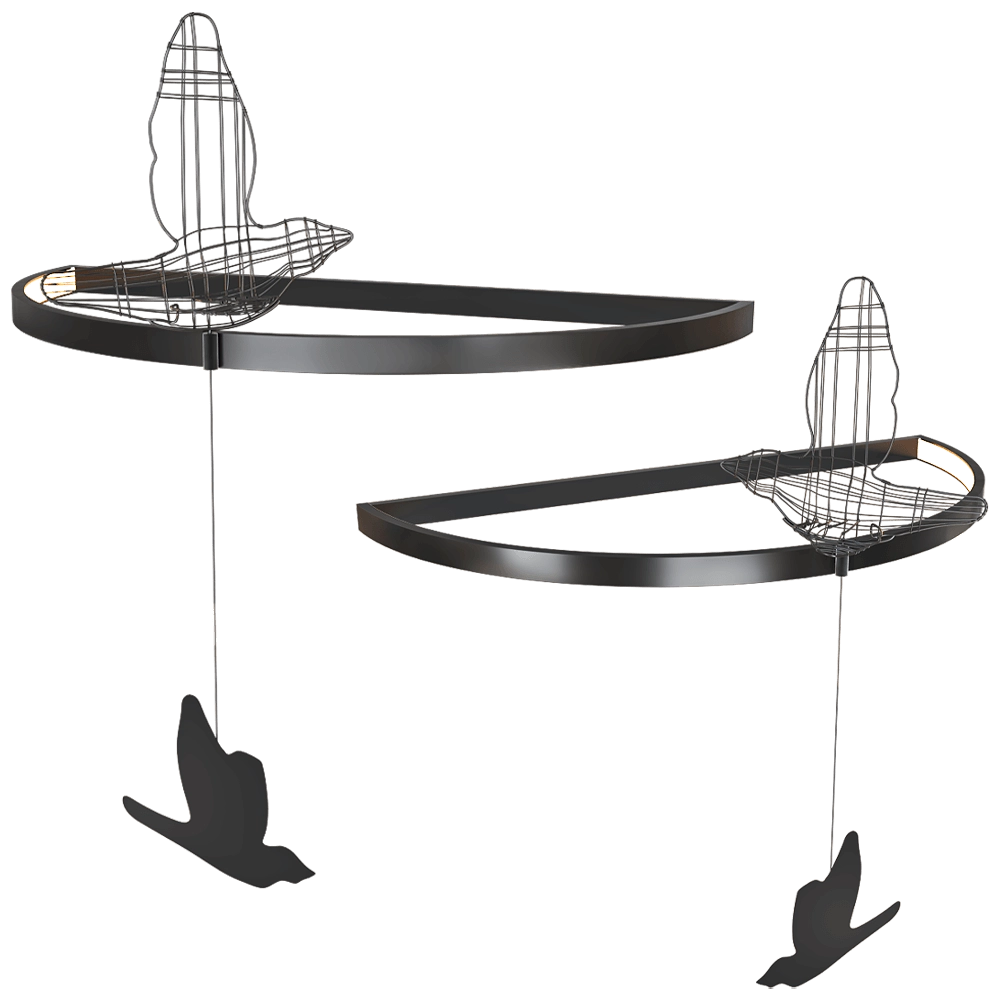 SVITANOK – Wall lamp Flight shadows 3D Model SVITANOK – Wall lamp Flight shadows 3D Model