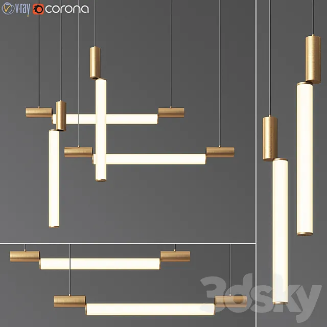 SVL Signal Pendant light 3DModel