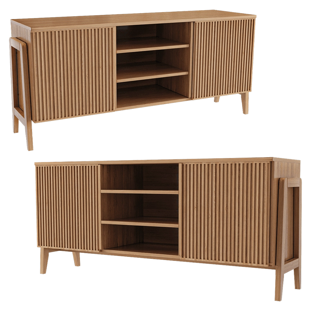 Swallow’s Tail Furniture – Cabinet Phab 3D Model Swallow’s Tail Furniture – Cabinet Phab 3D Model