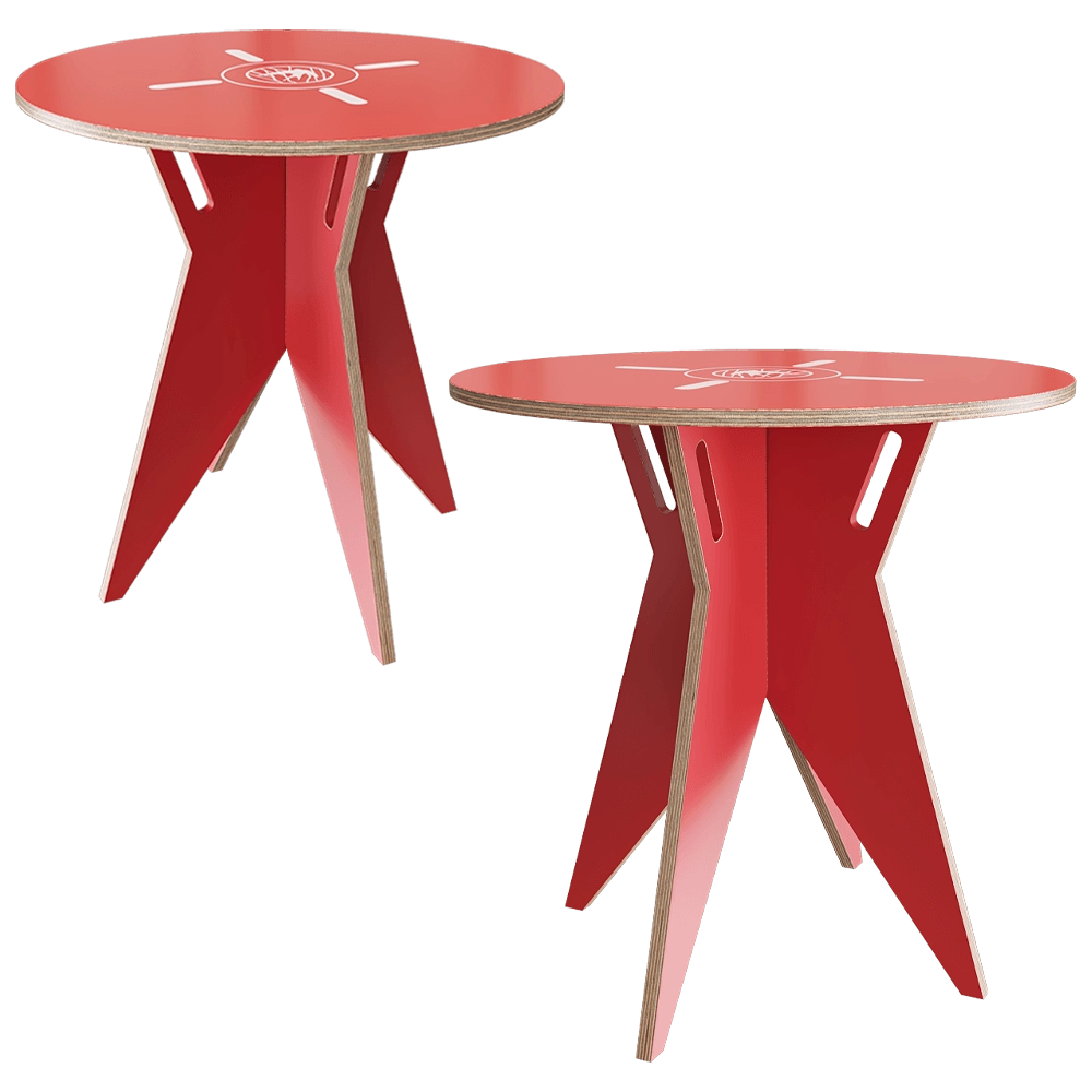 Swallow’s Tail Furniture – Coffee table and stool ST Stolik 3D Model