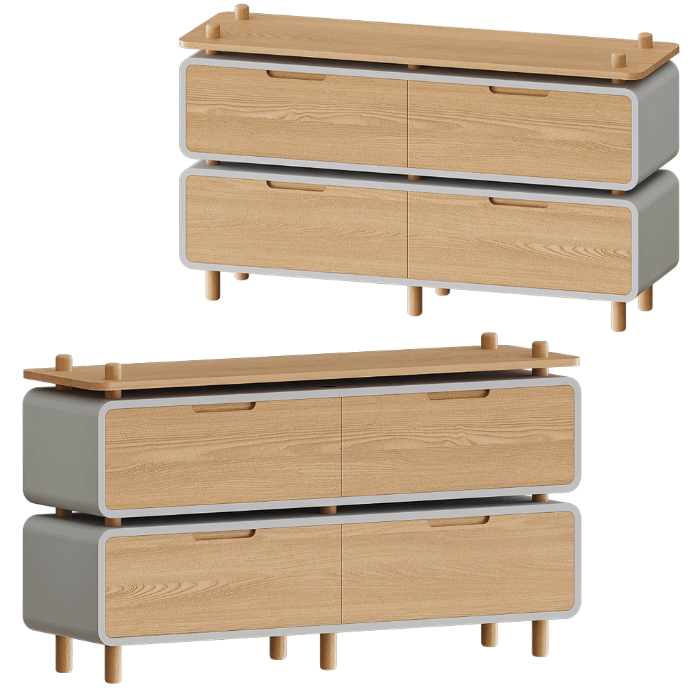 Swallow’s Tail Furniture – Sideboard LOOP 154 3D Model