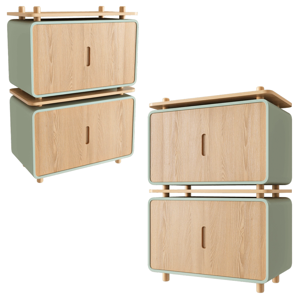 Swallow’s Tail Furniture – Sideboard Loop 3D Model Swallow’s Tail Furniture – Sideboard Loop 3D Model