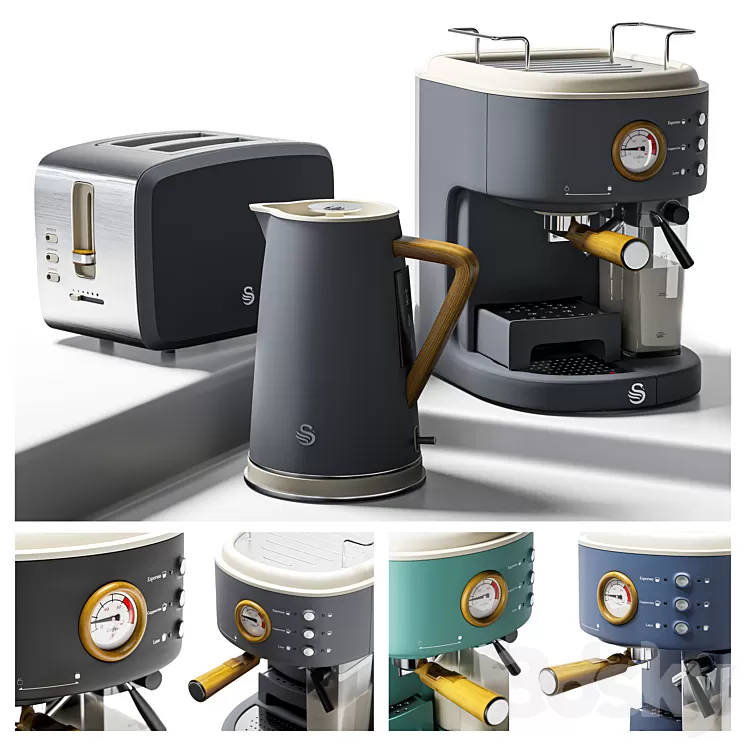 Swan Appliances (Nordic) 3D Model Free Download