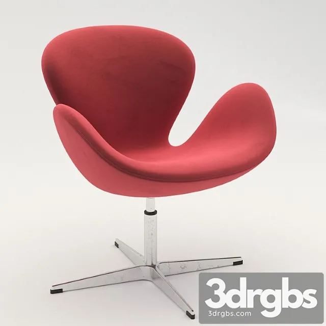 Swan Chair By Fritz Hansen 3D Model Download Swan Chair By Fritz Hansen 3D Model Download