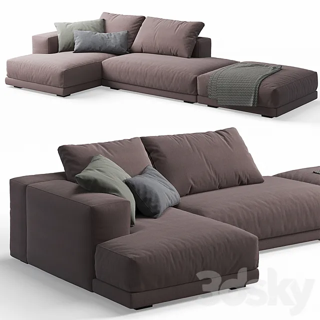Swan Hills Lounge Corner Sofa 3DModel Swan Hills Lounge Corner Sofa 3DModel