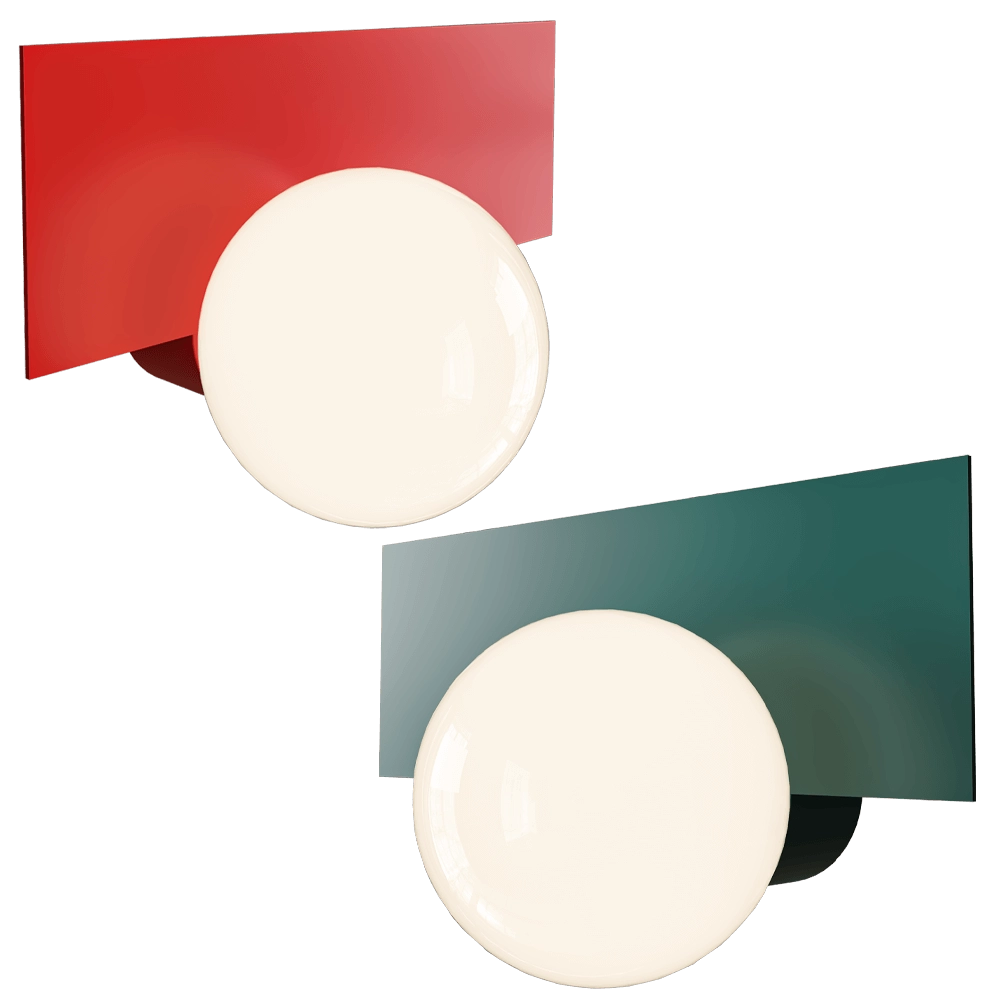 SWEDISH NINJA – Wall lamp CANDY BIG RECTANGLE 3D Model