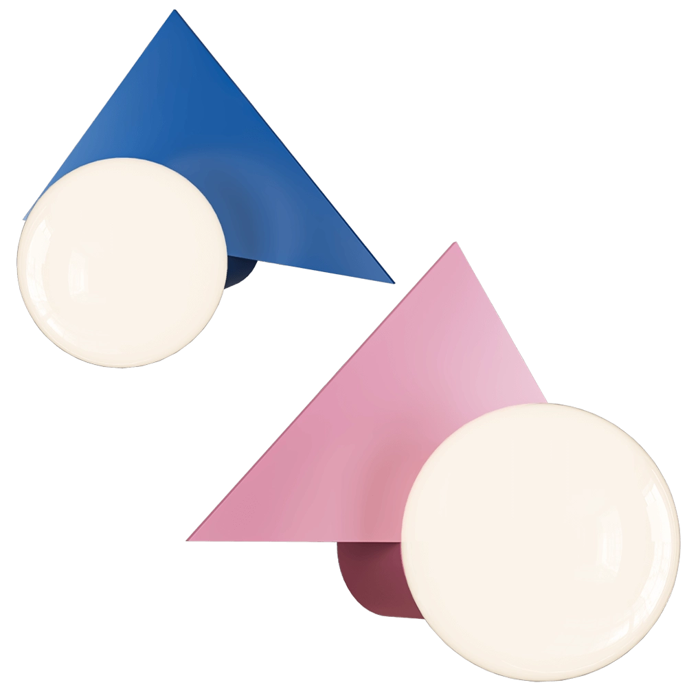 SWEDISH NINJA – Wall lamp CANDY LITTLE TRIANGLE S 3D Model