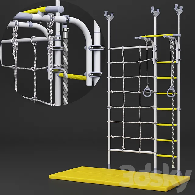 Swedish wall ROMANA R3 3D Model