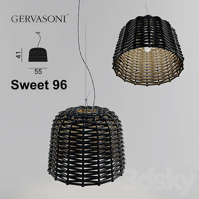 Sweet 96 Gervasoni 3DModel Sweet 96 Gervasoni 3DModel