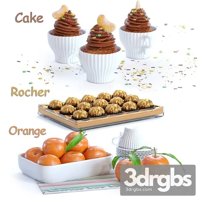 Sweet set 1 3D Model Download