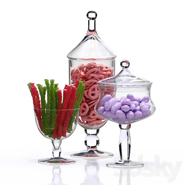 Sweet Set 3 3D Model