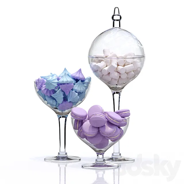 Sweet Set 4 3D Model