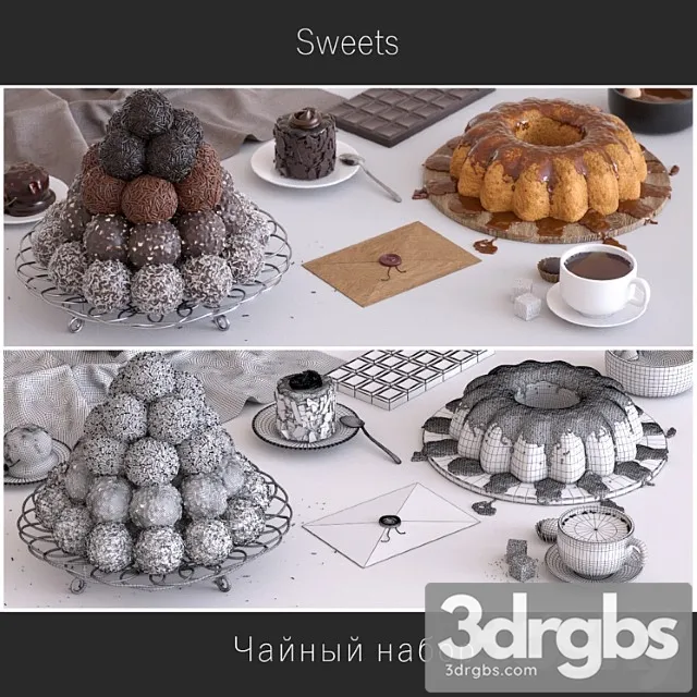 Sweets 3D Model Download