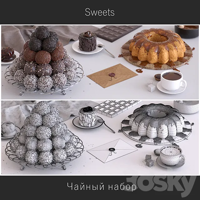 Sweets _ Sweets 3DModel Sweets _ Sweets 3DModel