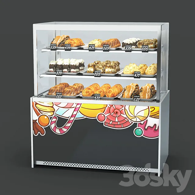 Sweets stand 3D Model