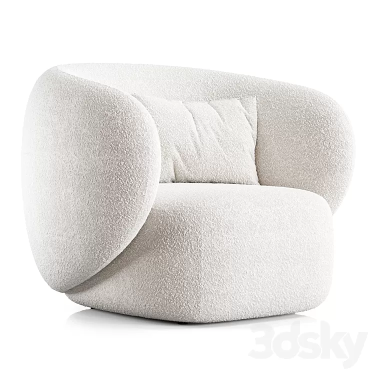 Swell Armchair By Grado Design 3D Model Free Download