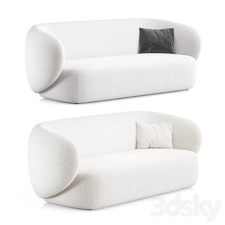 Swell Sofa 3 Seater By Grado Design 3D Model Free Download