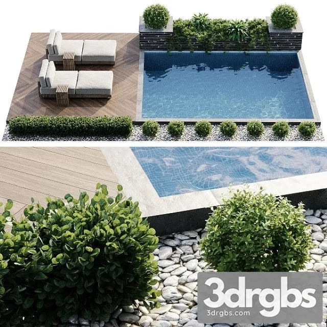 Swimming Pool 001 3D Model Download