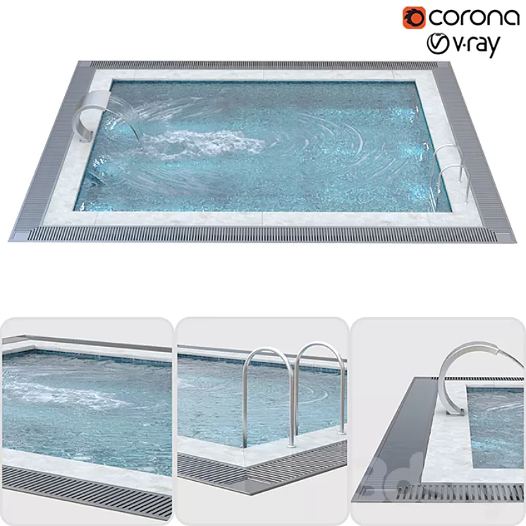 Swimming pool 002 3D Model