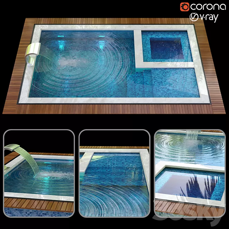 Swimming pool 006 3D Model