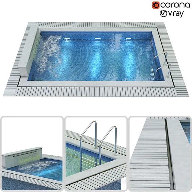 Swimming pool 008 3D Model