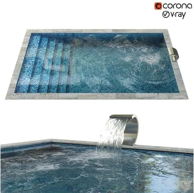 Swimming pool 010 3D Model Swimming pool 010 3D Model