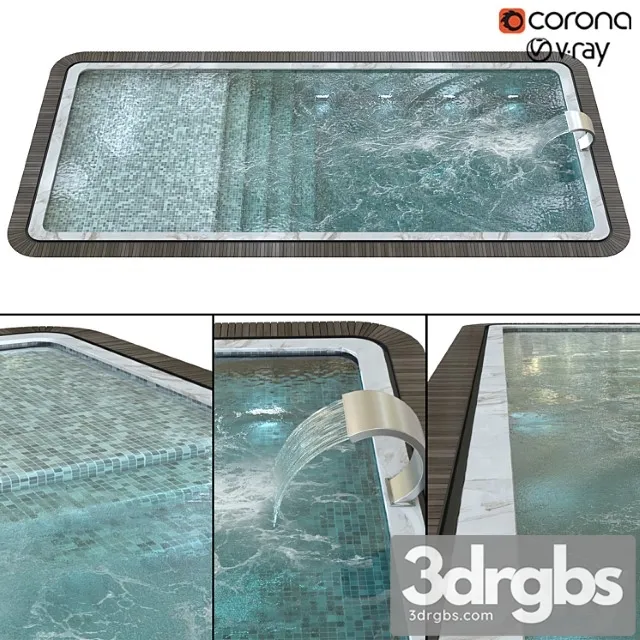 Swimming pool 018 3D Model Download