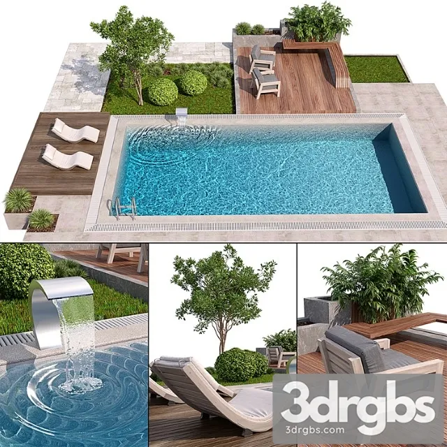 Swimming Pool 1 3D Model Download