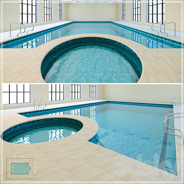 SWIMMING POOL 3 3D Model SWIMMING POOL 3 3D Model