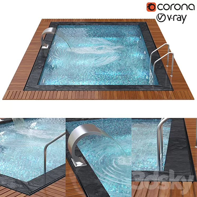 Swimming pool 3D Model