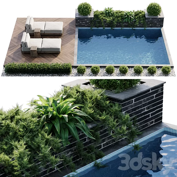 Swimming pool 3D Model