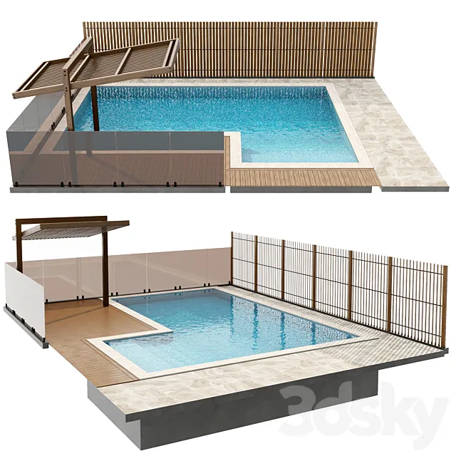 Swimming pool 3D Model