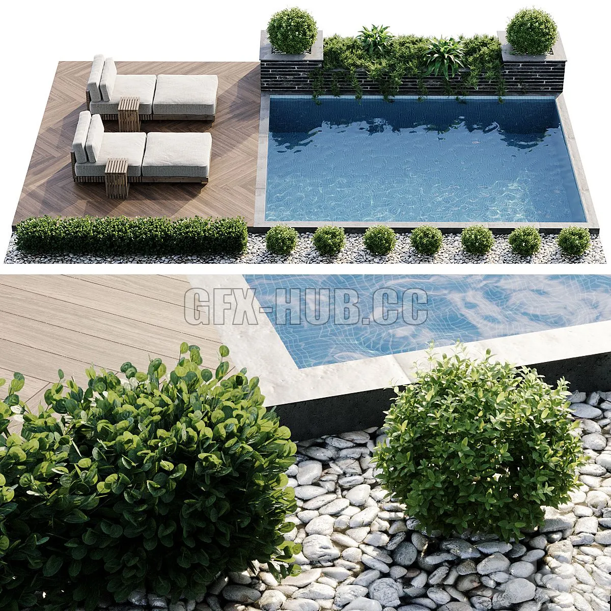 Swimming pool 3D Model