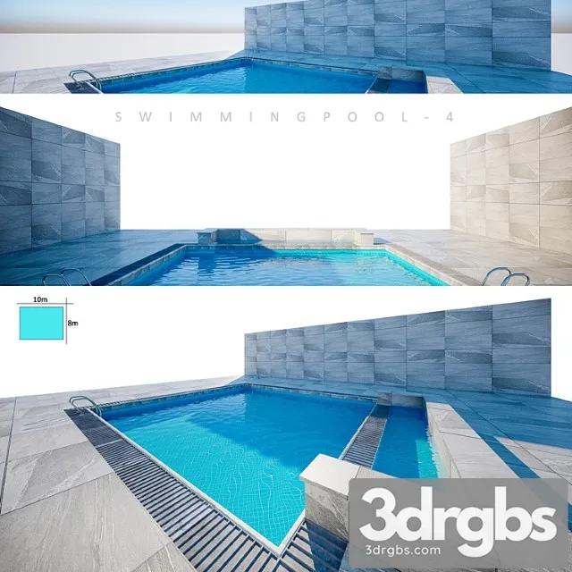 Swimming Pool 4 3D Model Download