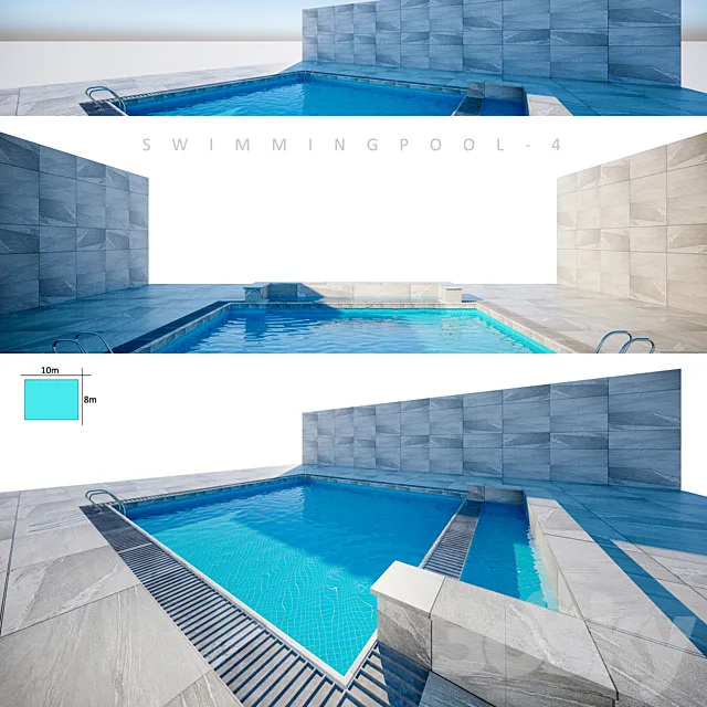 SWIMMING POOL 4 3D Model