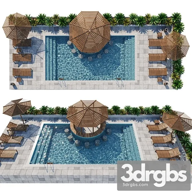 Swimming pool 41 3D Model Download