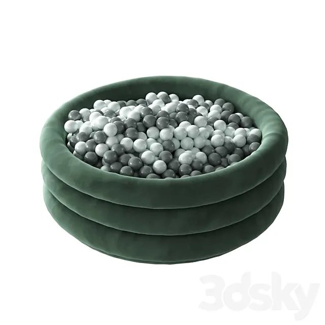 Swimming pool in the nursery 3DModel