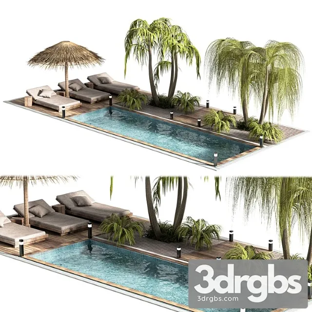 Swimming Pools Your Backyard 2 3D Model Download