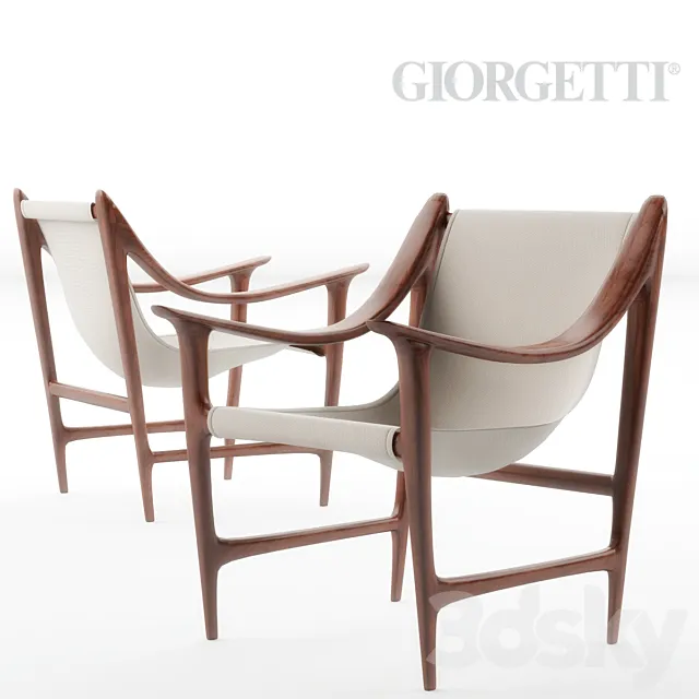 Swing Armchair by Giorgetti 3DModel Swing Armchair by Giorgetti 3DModel