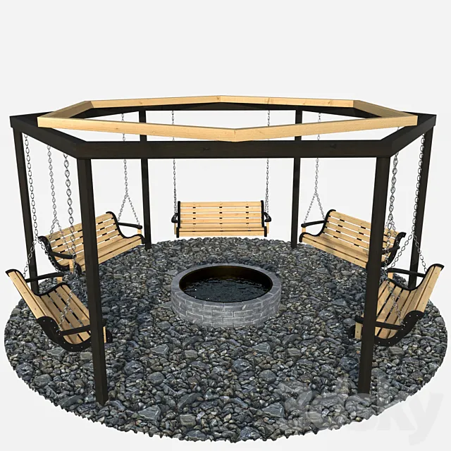 Swing around the well 3DModel